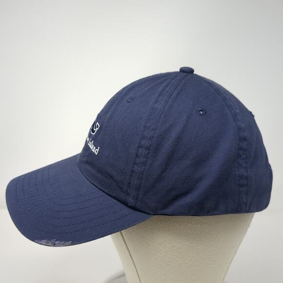 Vineyard Vines Mackinac Island Slideback Baseball Cap Blue One Size Adjustable - Picture 3 of 9